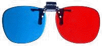 Lunette 3D (indispensable pour voir C'est Pas Con dans ces 3 Dimentions ;)